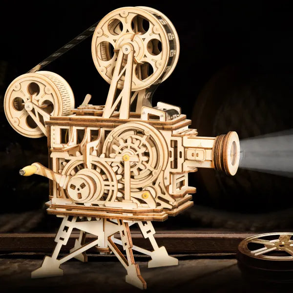 Robotime Rokr Filmvetítő 3D Fa Puzzle